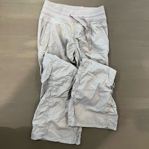 Lululemon Dance Studio II Pant light gray size 4